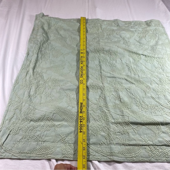 2 Cotton Pillow Shams Mint Green - Picture 3 of 7